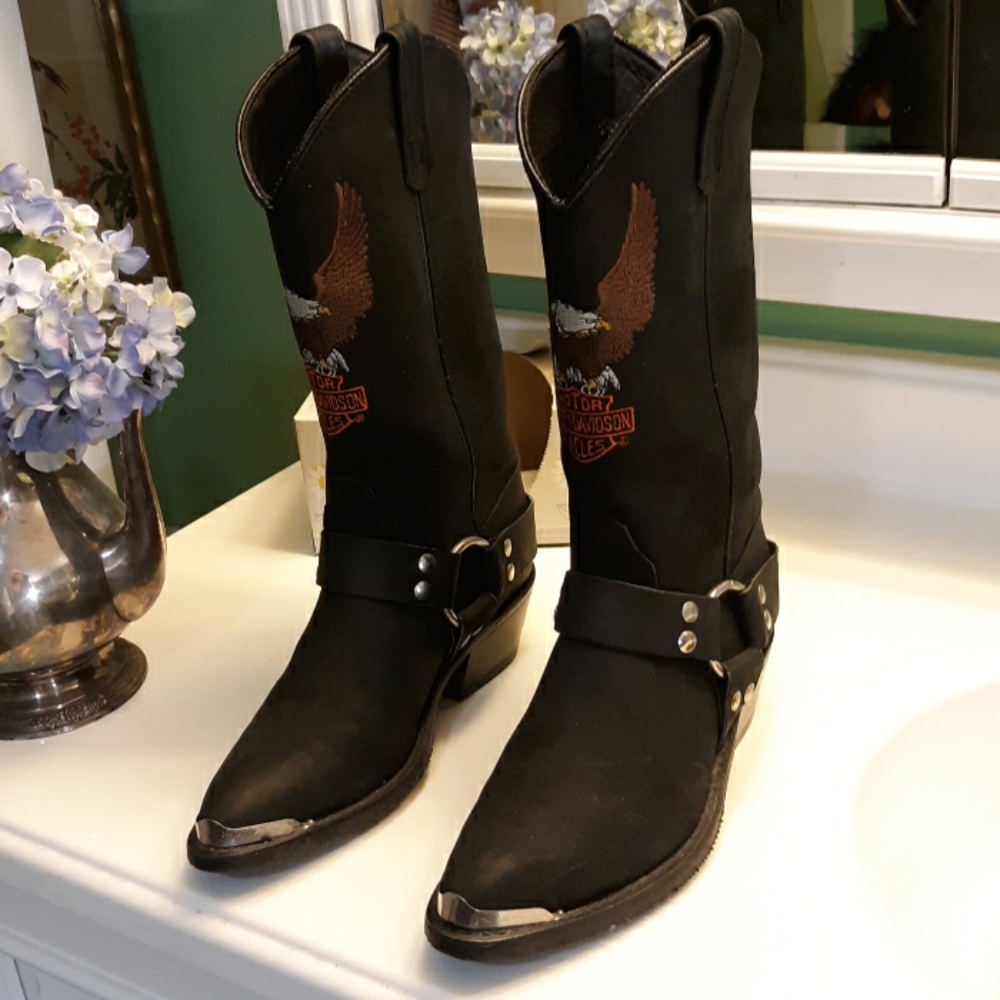 Harley-Davidson western leather boots
